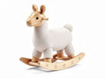 > Jouet à bascule en bois de forme de lama pour enfants - 30 x 15 x 25cm